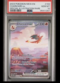 PSA 10 slab of Charizard ex 199 from the listing